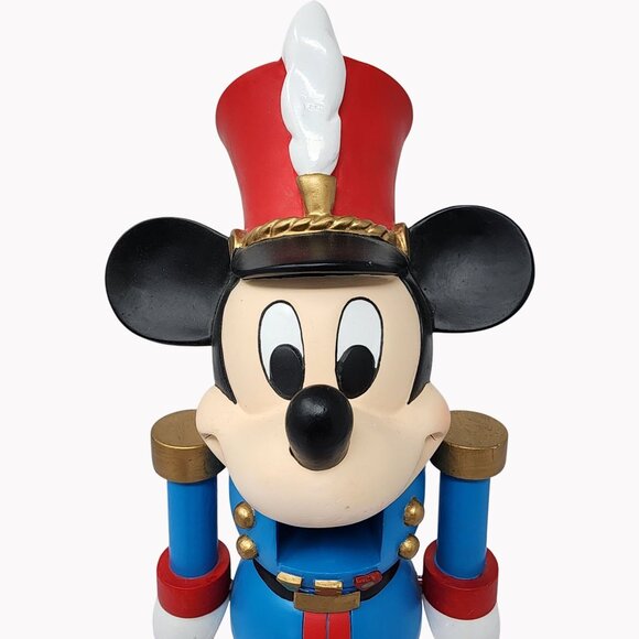 Disney Mickey Mouse 13" Wood and Resin Nutcracker Soldier Figurine - Picture 2 of 10
